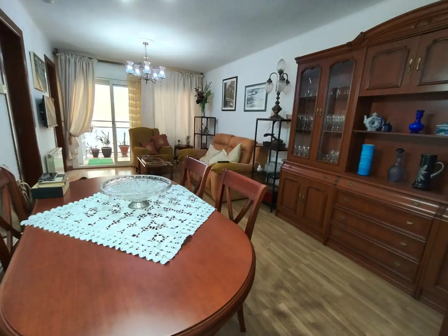 Living room of Flat for sale in Mollet del Vallès  with Heating, Parquet flooring and Balcony