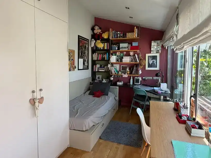 Bedroom of Attic for sale in Sant Joan Despí  with Air Conditioner, Swimming Pool and Balcony