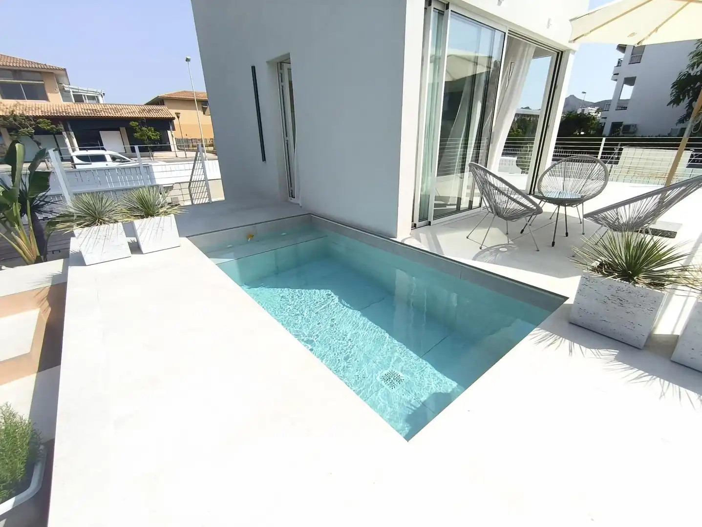 Swimming pool of Houses for rent in Alcúdia  with Air Conditioner, Heating and Private garden