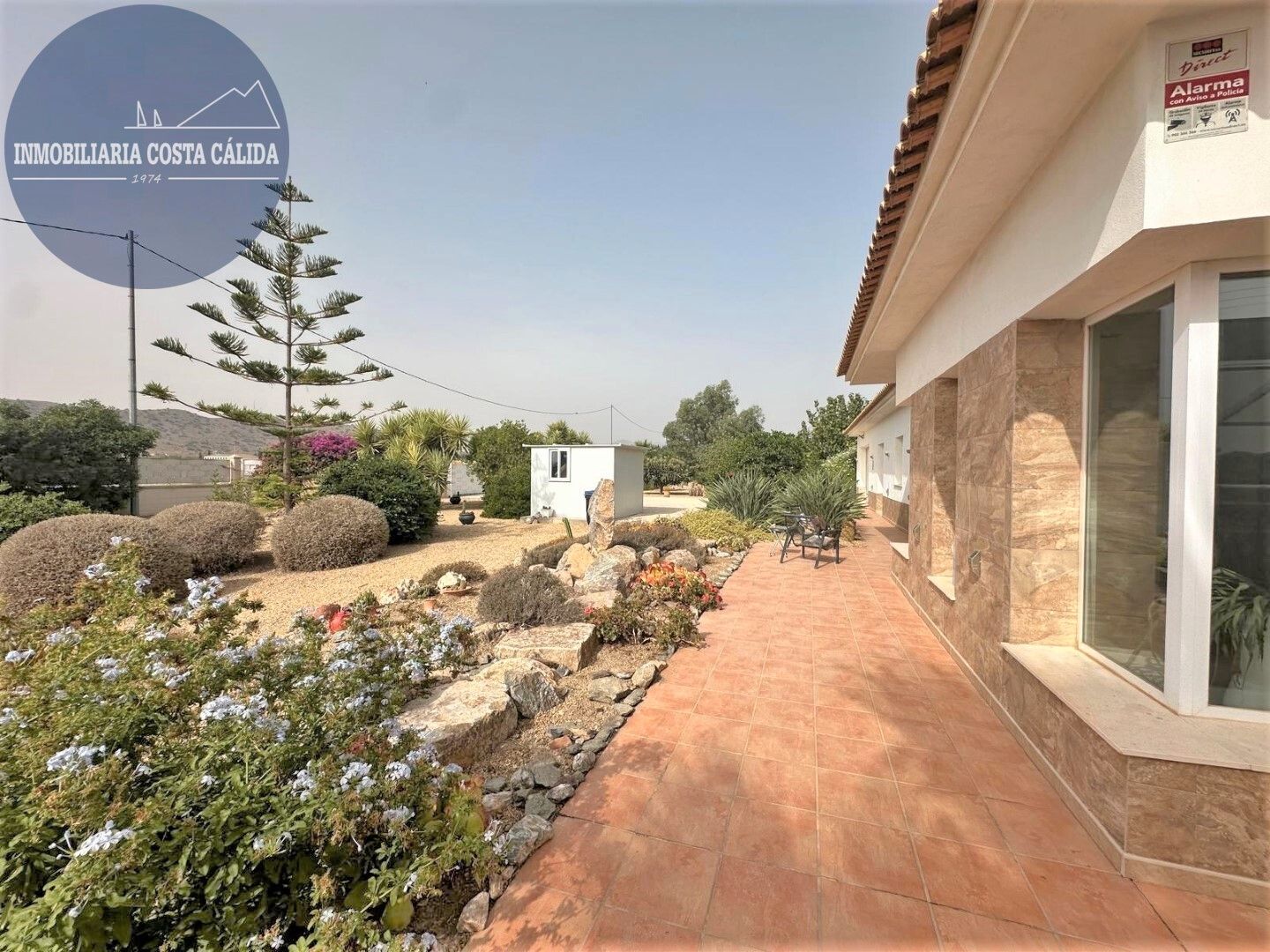 Vista exterior de Casa o chalet en venta en Puerto Lumbreras con Aire acondicionado, Calefacción y Jardín privado