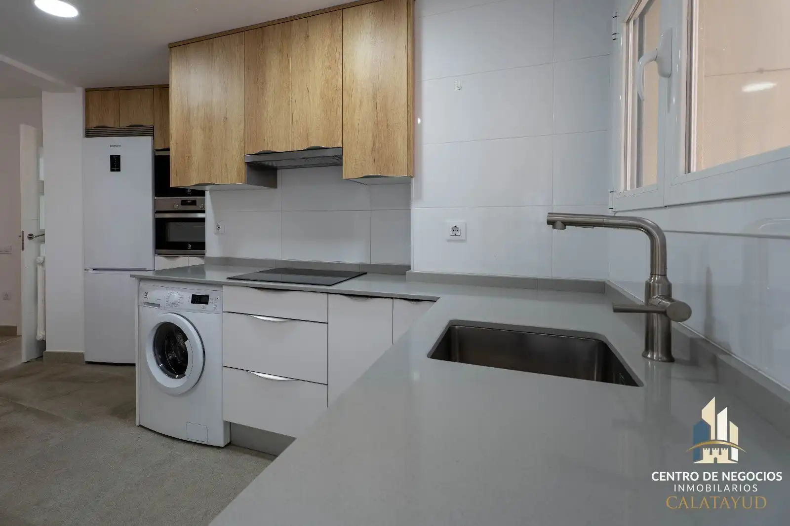Küche von Wohnung zum Verkauf in Calatayud mit Klimaanlage, Heizung und Parkett