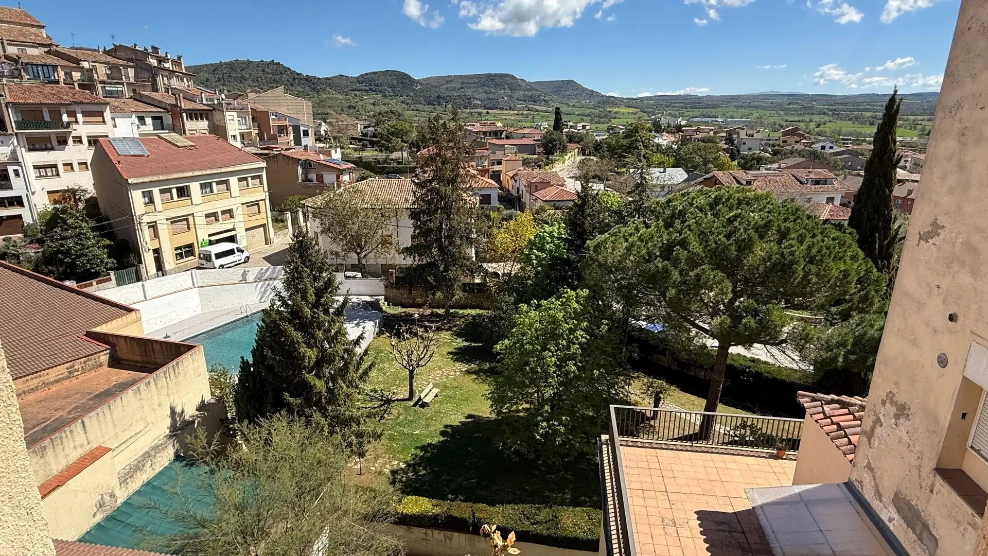 Vista exterior de Pis en venda en Moià amb Calefacció i Piscina comunitària