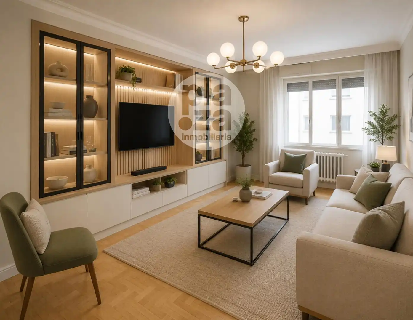 Wohnzimmer von Wohnung zum Verkauf in Burgos mit Heizung, Terrasse und Abstellraum