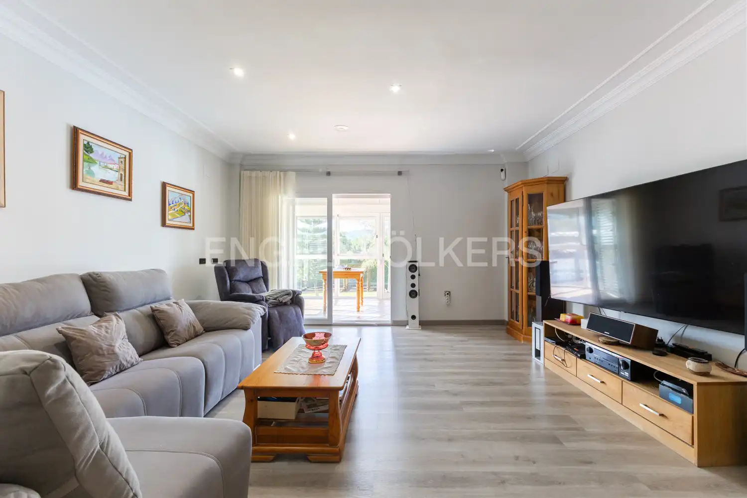 Sala de estar de Casa o chalet en venta en Albalat dels Tarongers con Aire acondicionado, Calefacción y Jardín privado