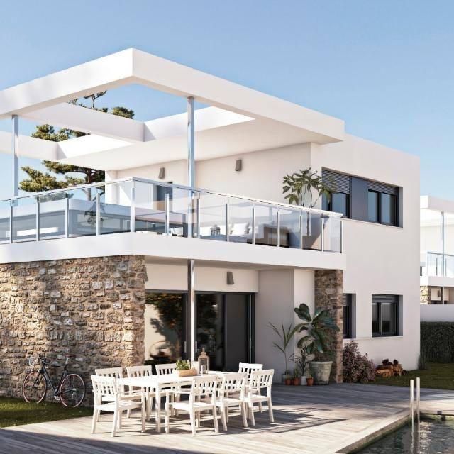 Vista exterior de Casa o chalet en venta en  Murcia Capital con Aire acondicionado y Terraza