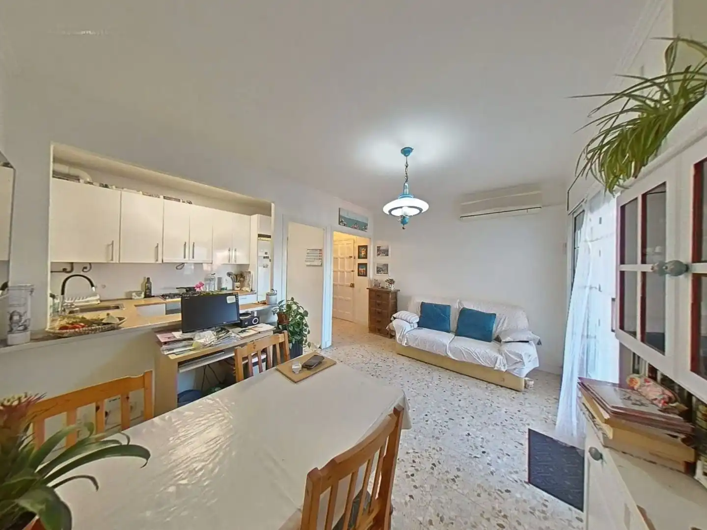 Wohnzimmer von Wohnung zum Verkauf in Calafell mit Klimaanlage und Terrasse