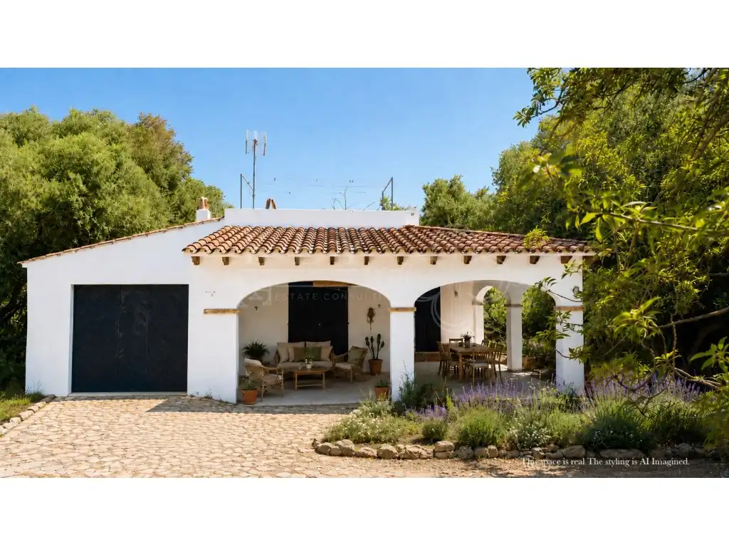 Casa rústica con jardín en venta en Cala d'en Bosch - Serpentona