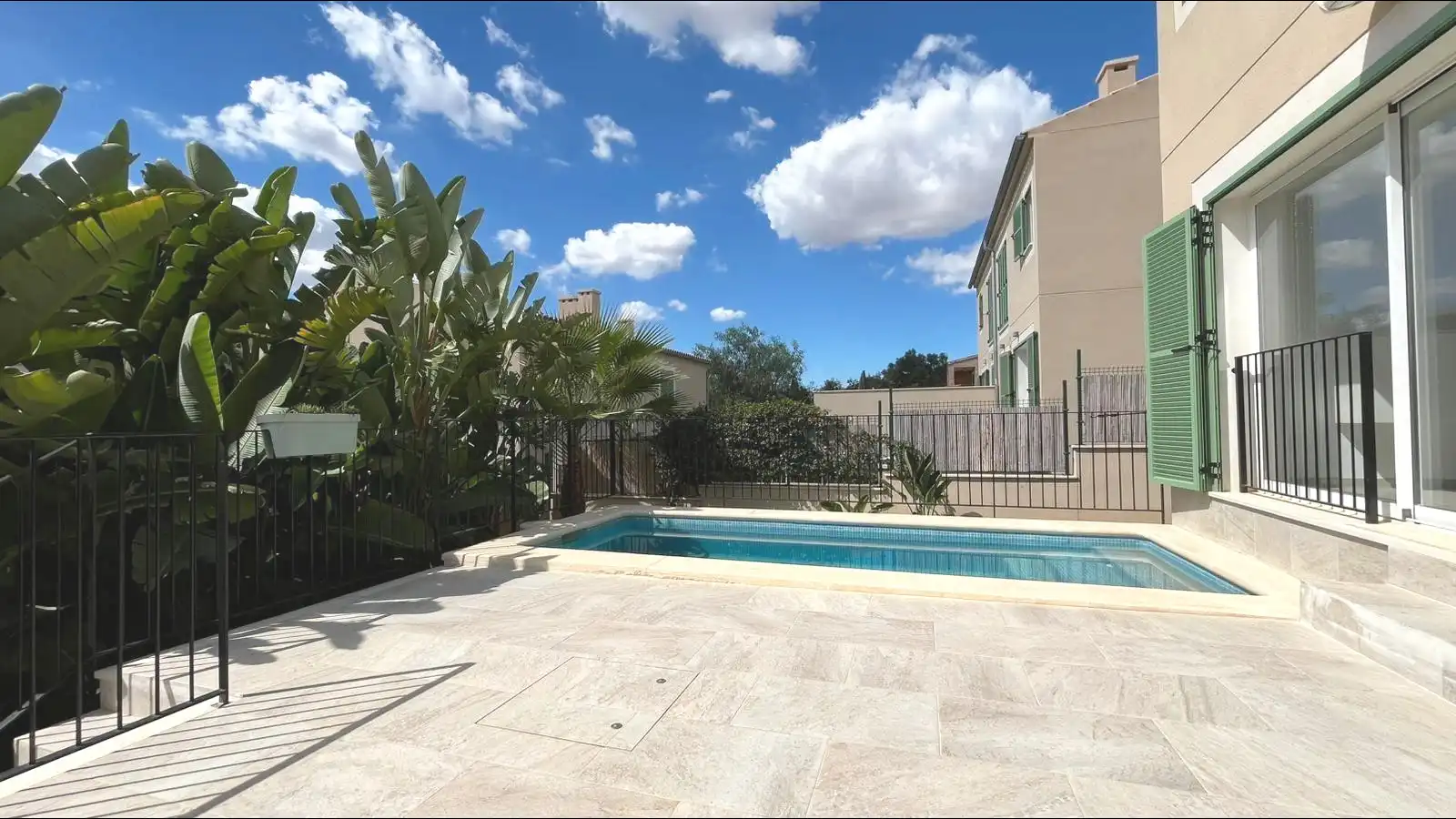 Piscina de Casa adosada en venda en Marratxí amb Aire condicionat, Jardí privat i Terrassa