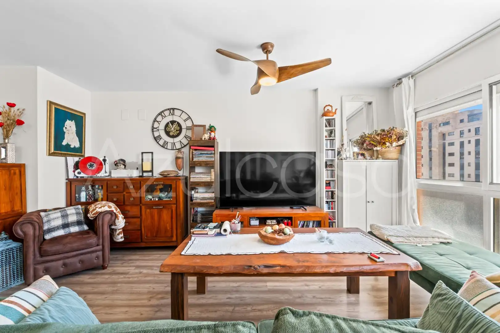 Sala de estar de Piso en venta en Alicante / Alacant con Aire acondicionado y Piscina comunitaria