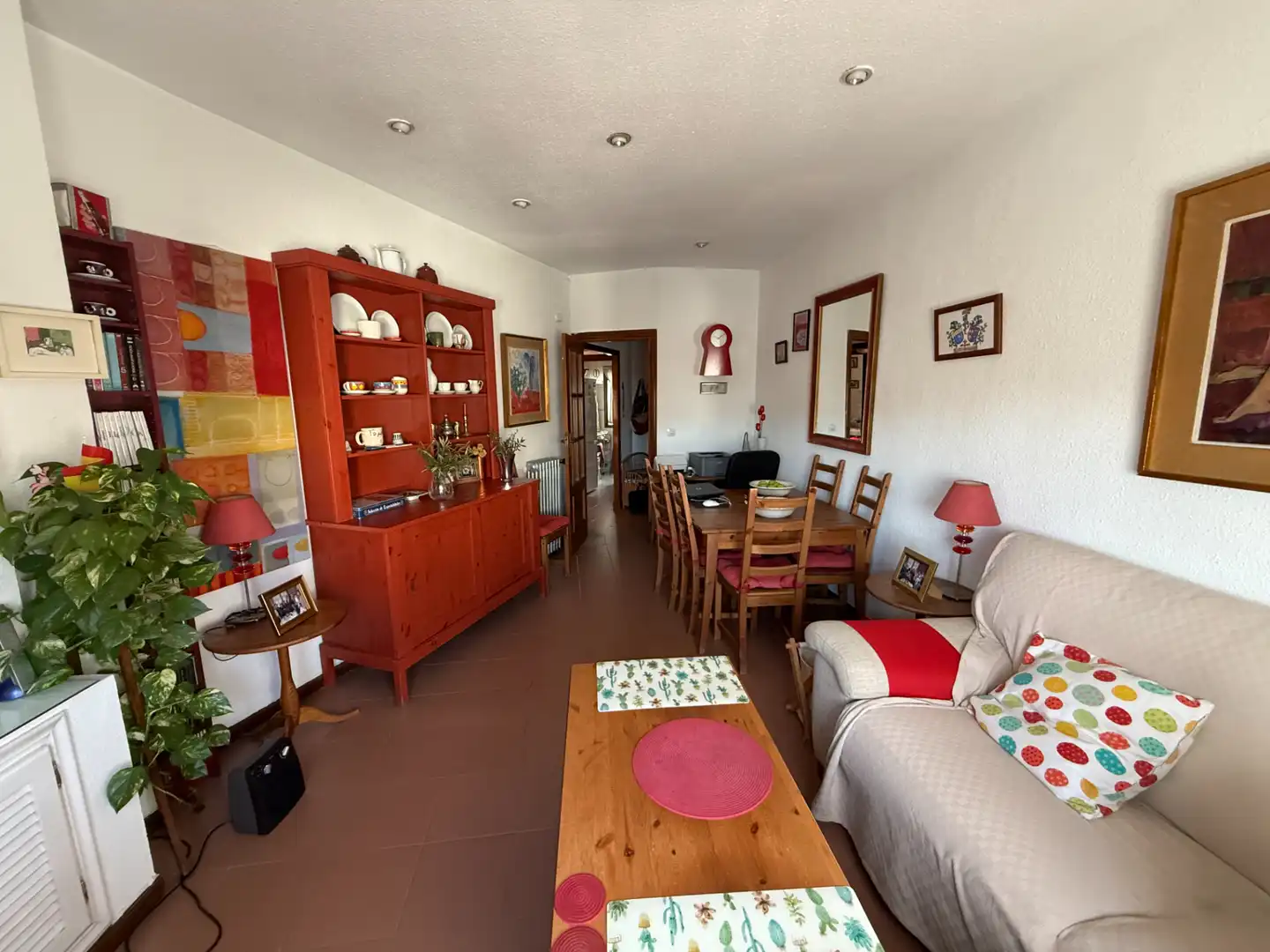 Living room of Flat for sale in  Madrid Capital  with Heating and Furnished