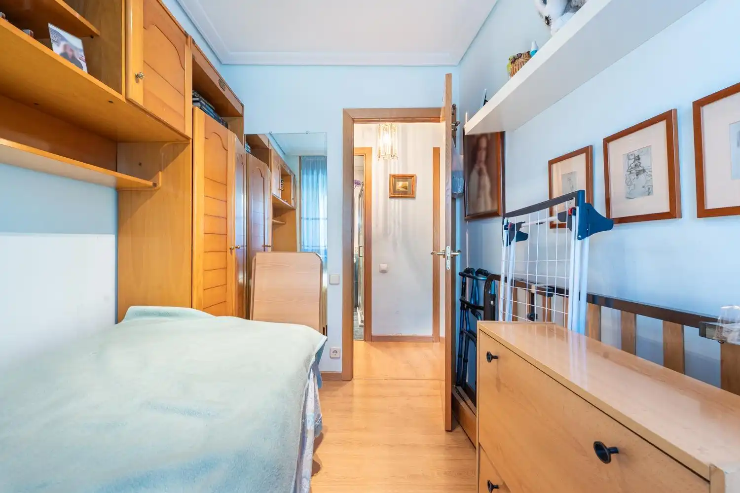 Bedroom of Flat for sale in Madrid  with Air Conditioner, Heating and Private garden
