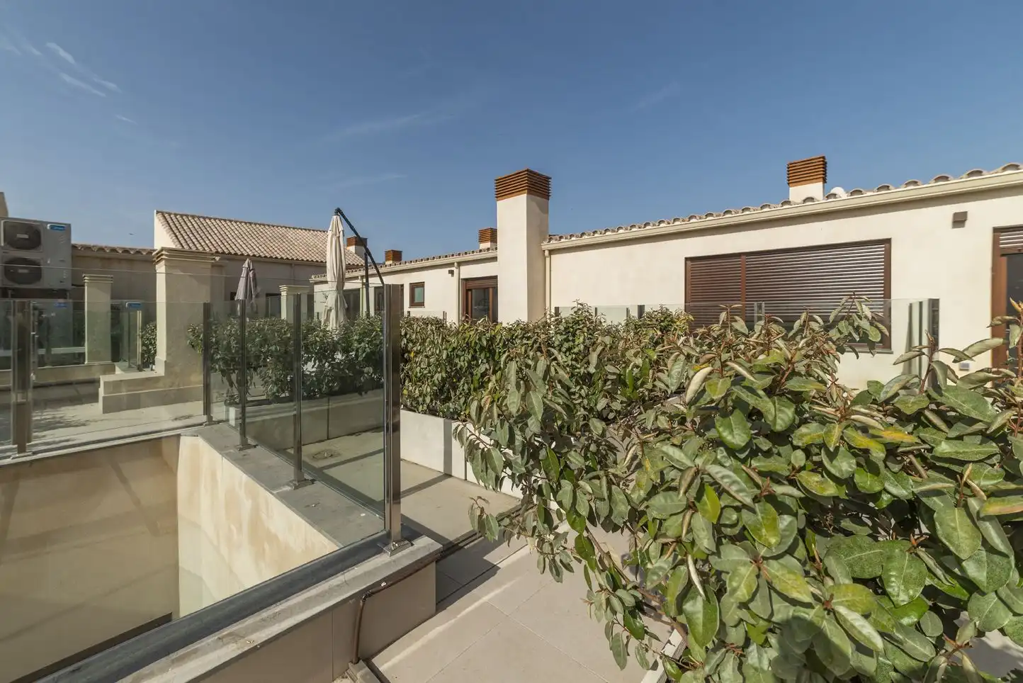 Terraza de Piso de alquiler en Sevilla con Aire acondicionado, Calefacción y Amueblado