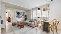 Sala d'estar de Apartament de lloguer en  Barcelona Capital amb Aire condicionat, Calefacció i Moblat