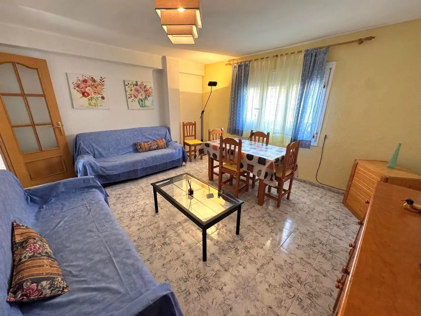 Sala de estar de Piso en venta en Torredembarra con Terraza