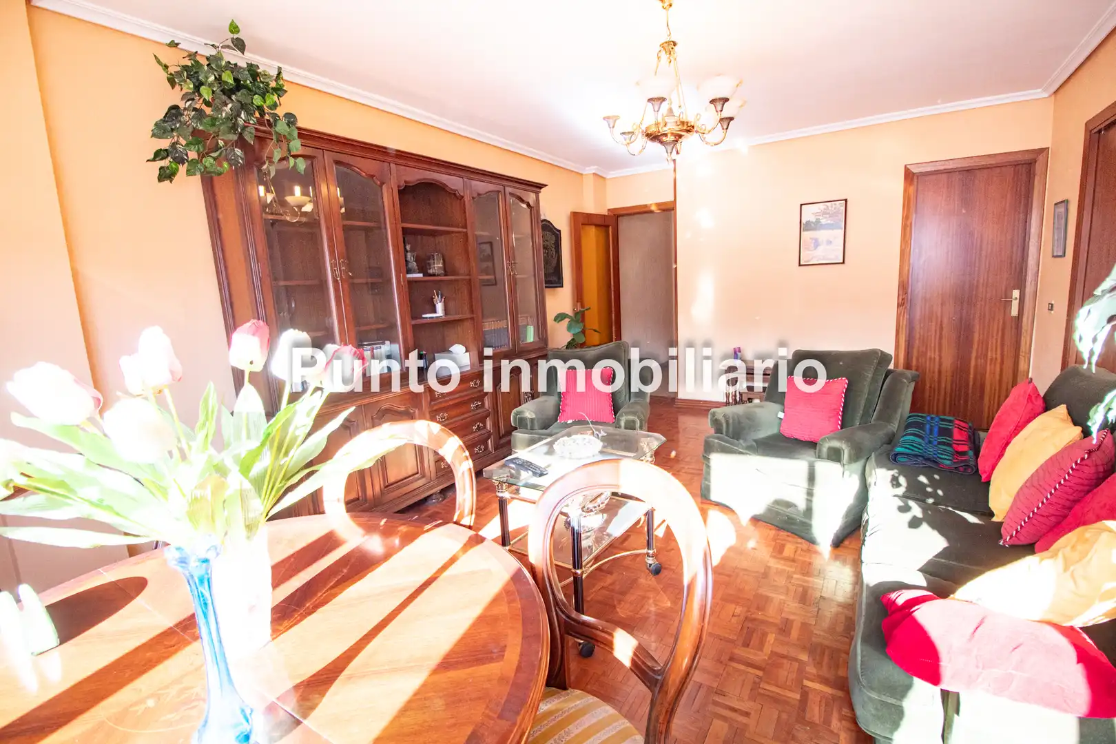Sala d'estar de Pis en venda en Valladolid amb Calefacció, Parquet i Terrassa