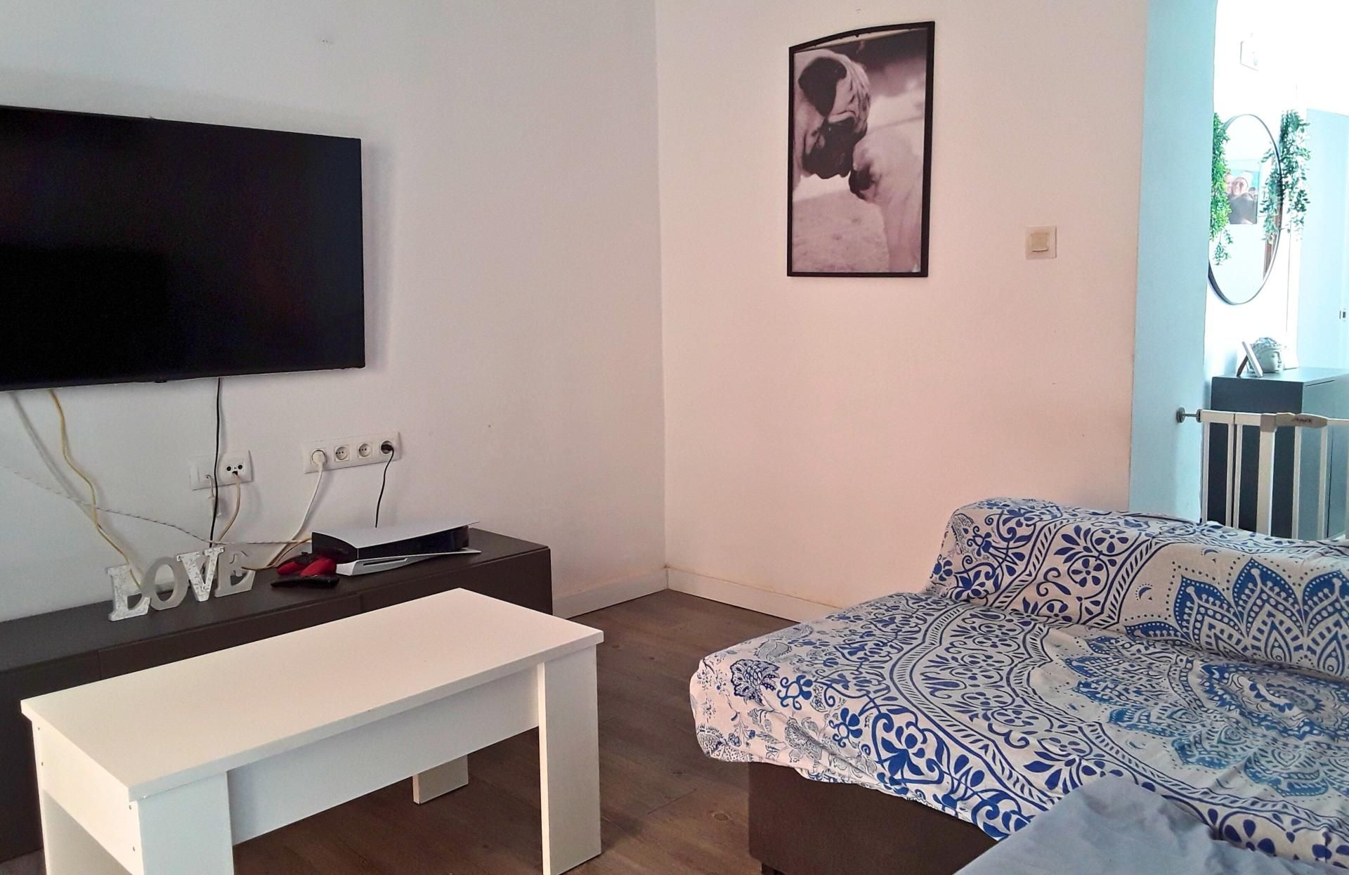 Living room of Flat for sale in  Cádiz Capital  with Balcony