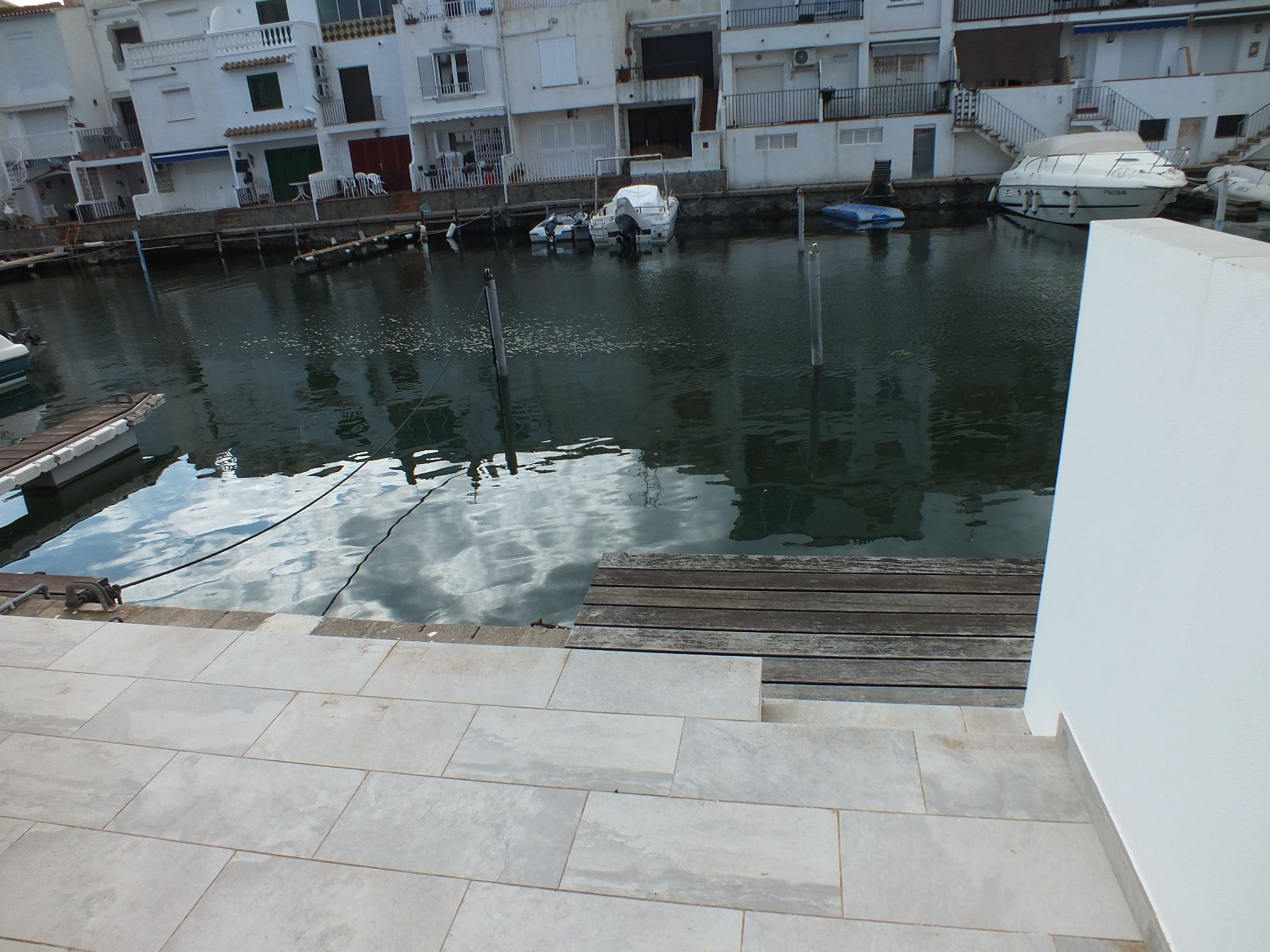 Piscina de Casa adosada en venda en Empuriabrava amb Aire condicionat, Calefacció i Terrassa