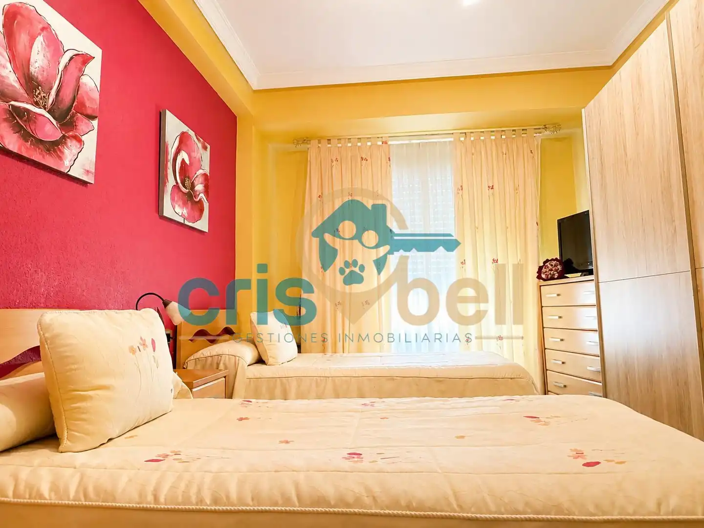 Bedroom of Flat for sale in Lorca  with Storage room, Furnished and Oven