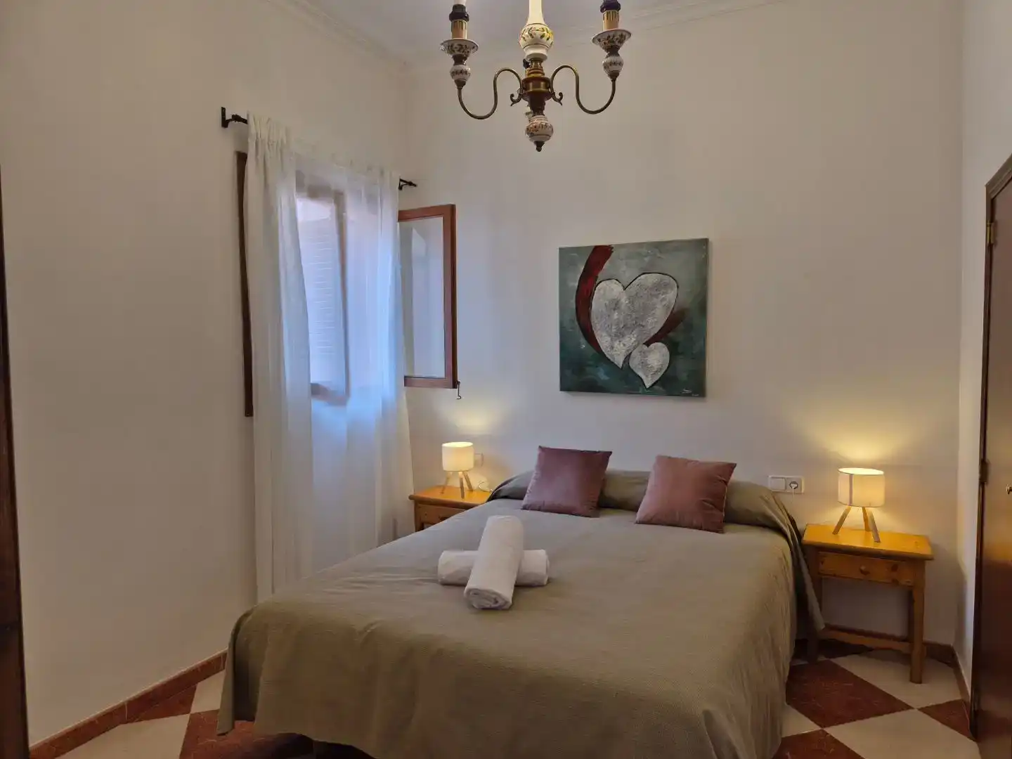 Dormitori de Casa adosada de lloguer en Ariany amb Aire condicionat, Jardí privat i Traster