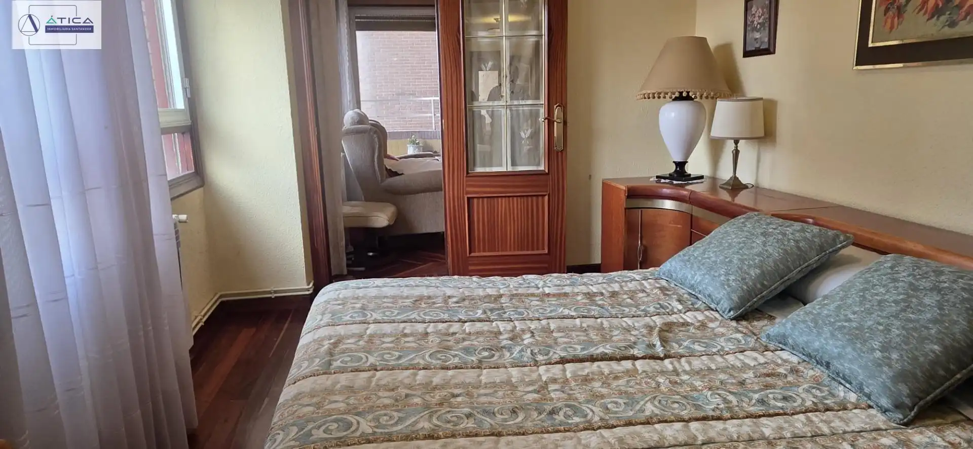 Bedroom of Flat for sale in Santander  with Heating, Terrace and Storage room