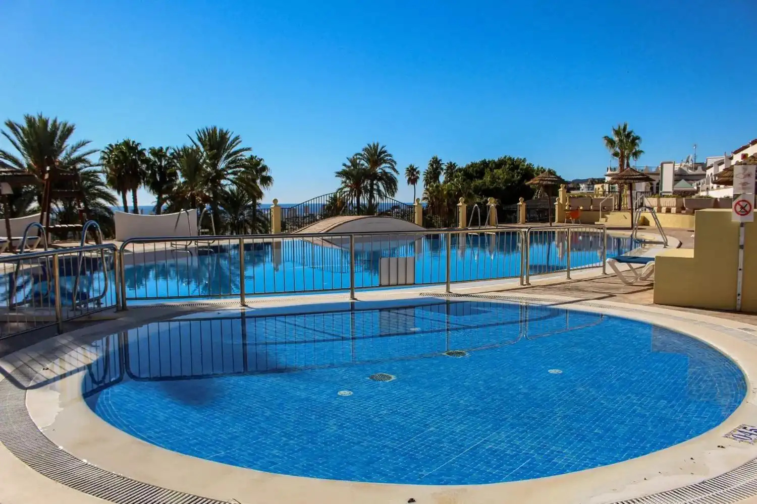 Piscina de Casa o xalet en venda en Calpe / Calp amb Aire condicionat, Jardí privat i Terrassa
