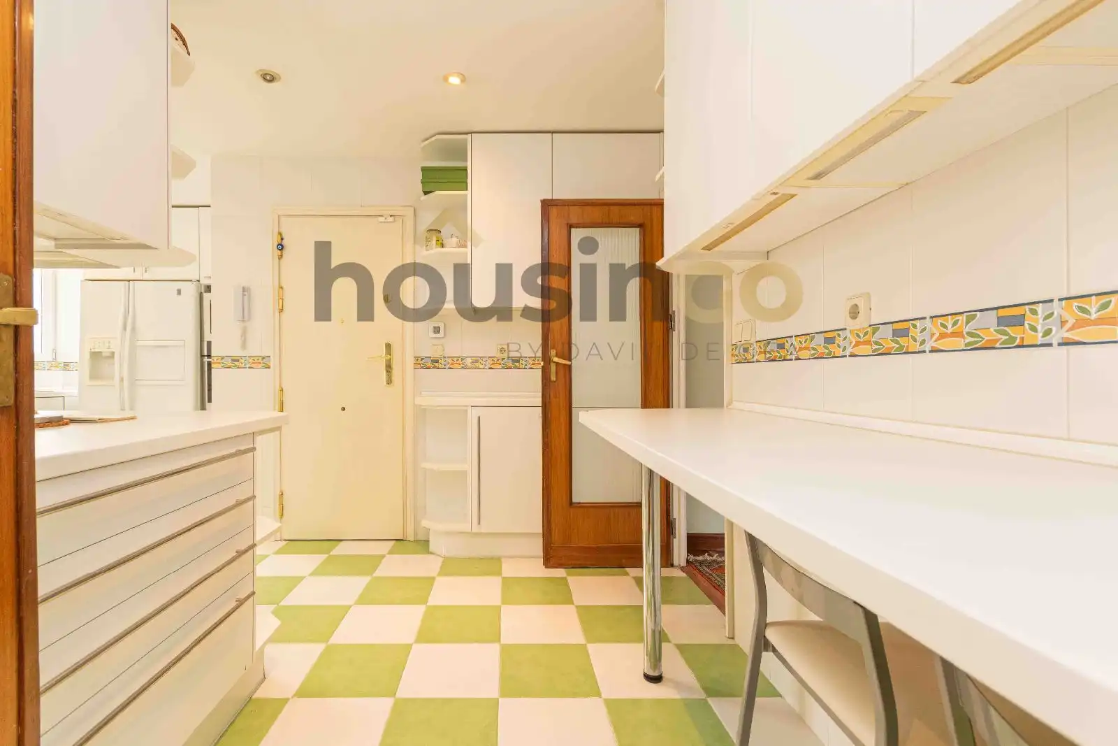Küche von Wohnung zur Miete in Madrid mit Heizung und Terrasse