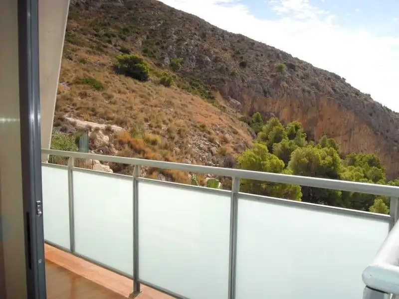 Terrasse von Maisonette zur Miete in Calpe / Calp mit Klimaanlage, Heizung und Terrasse