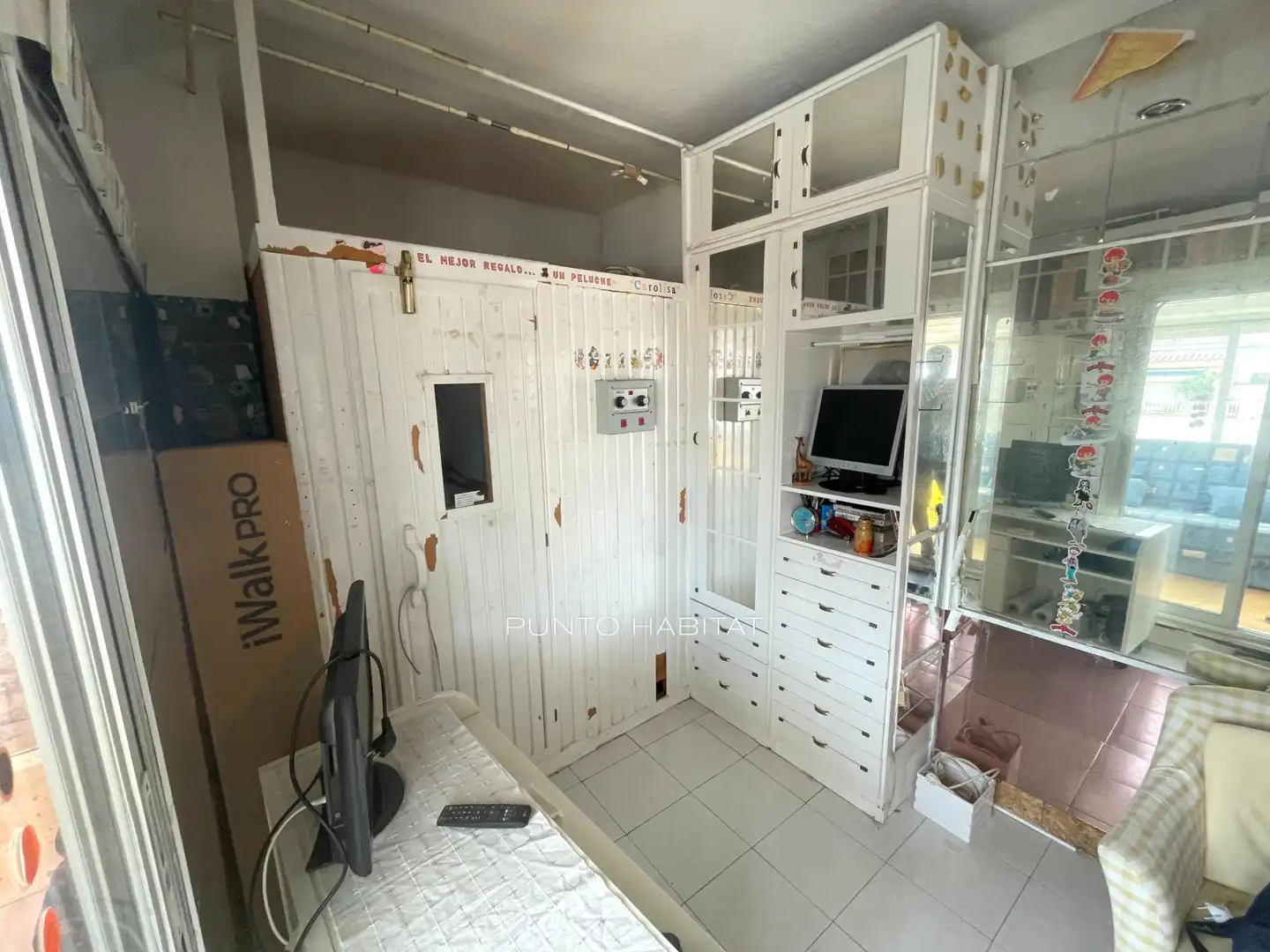 Schlafzimmer von Dachboden zum Verkauf in Barcelona mit Terrasse