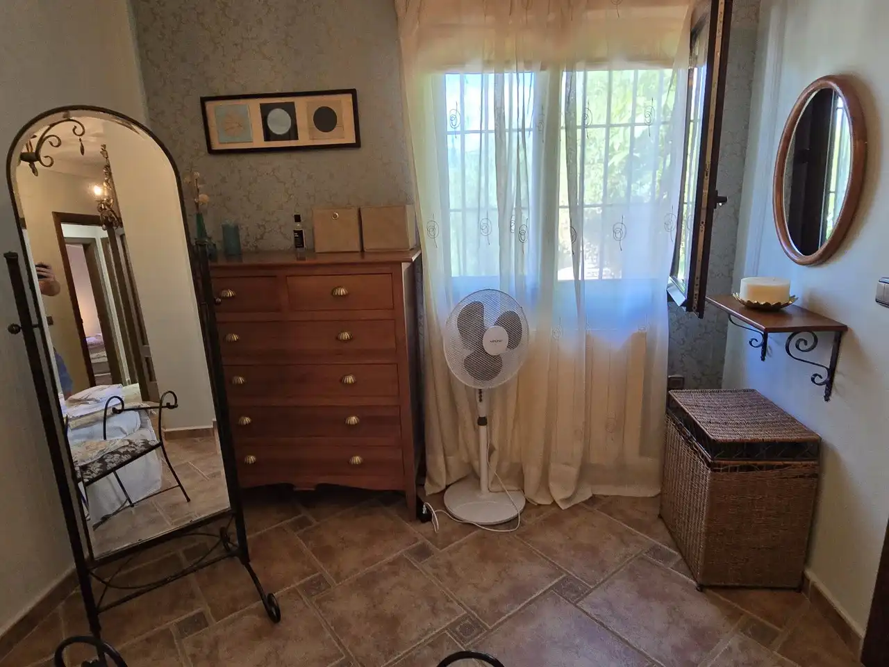 Bedroom of Houses for sale in Viñuela  with Air Conditioner, Terrace and Swimming Pool