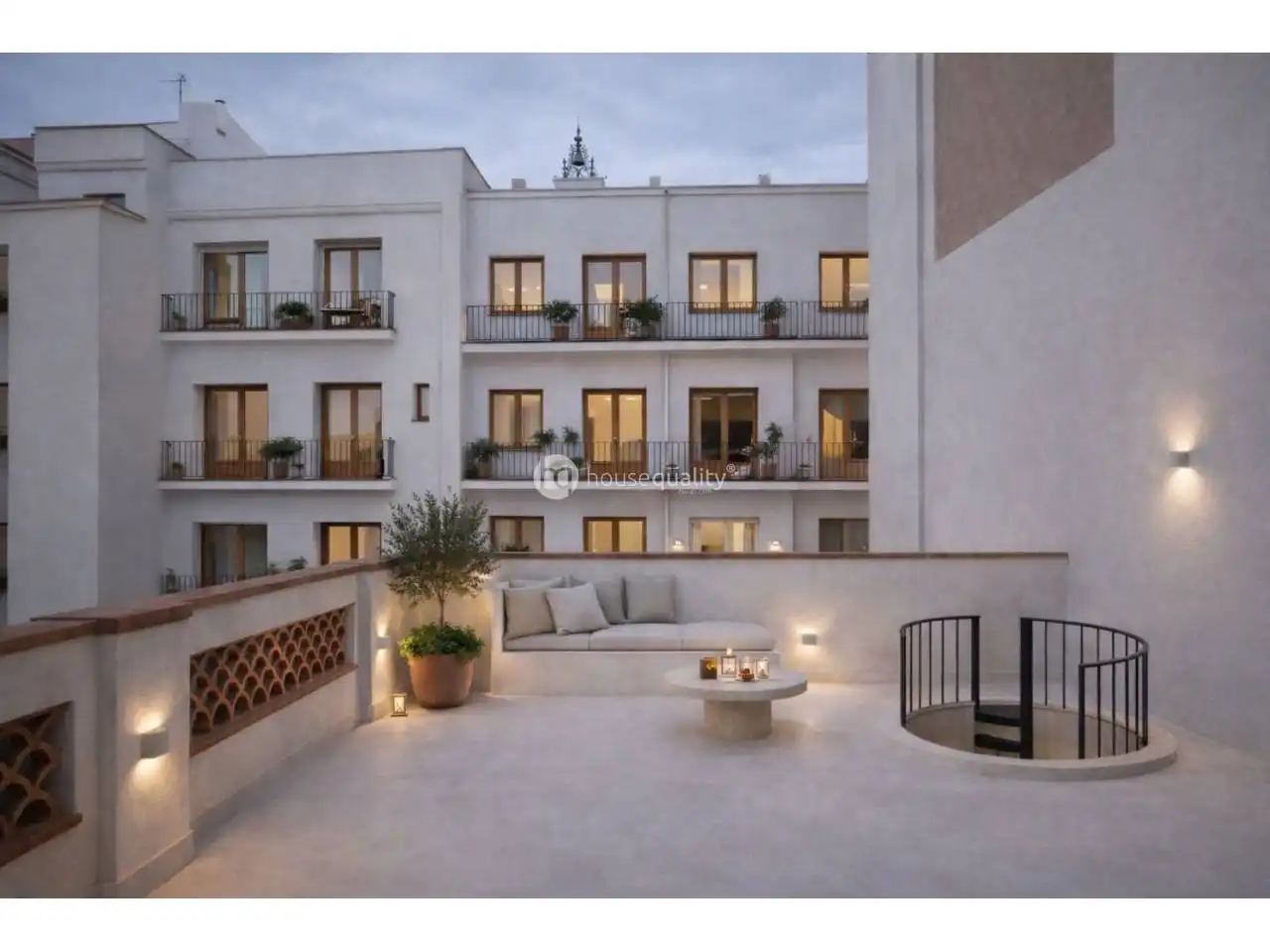 Terrace of Flat for sale in  Barcelona Capital  with Private garden, Terrace and Balcony