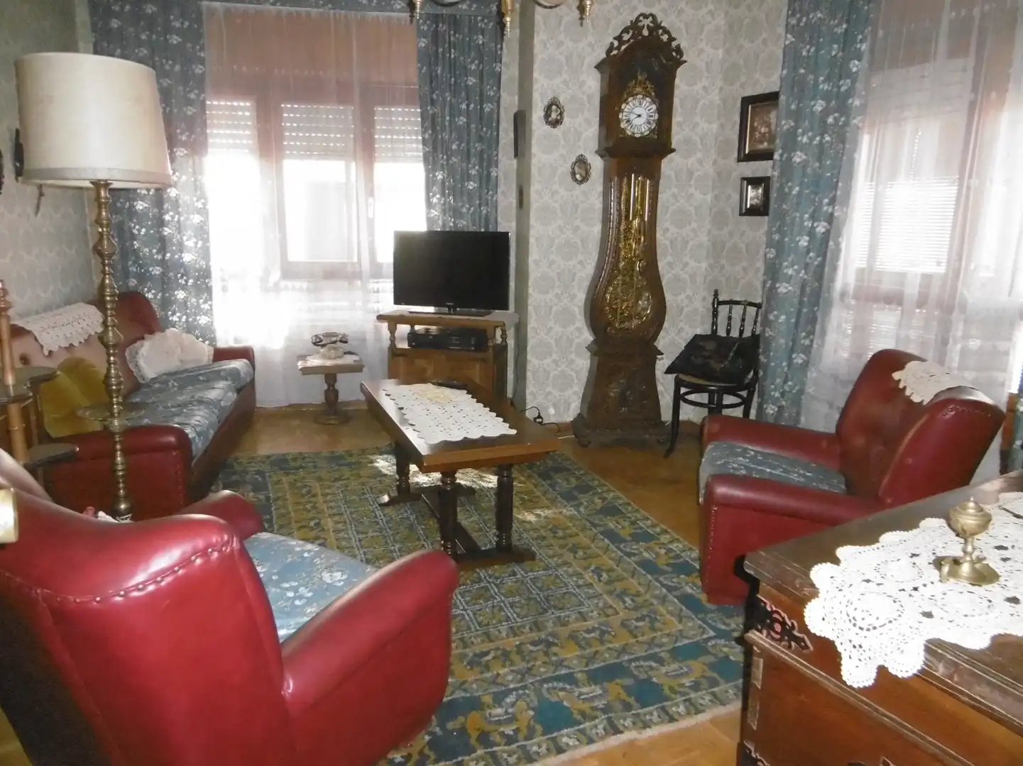 Wohnzimmer von Wohnung zum Verkauf in Astorga mit Heizung, Parkett und Terrasse