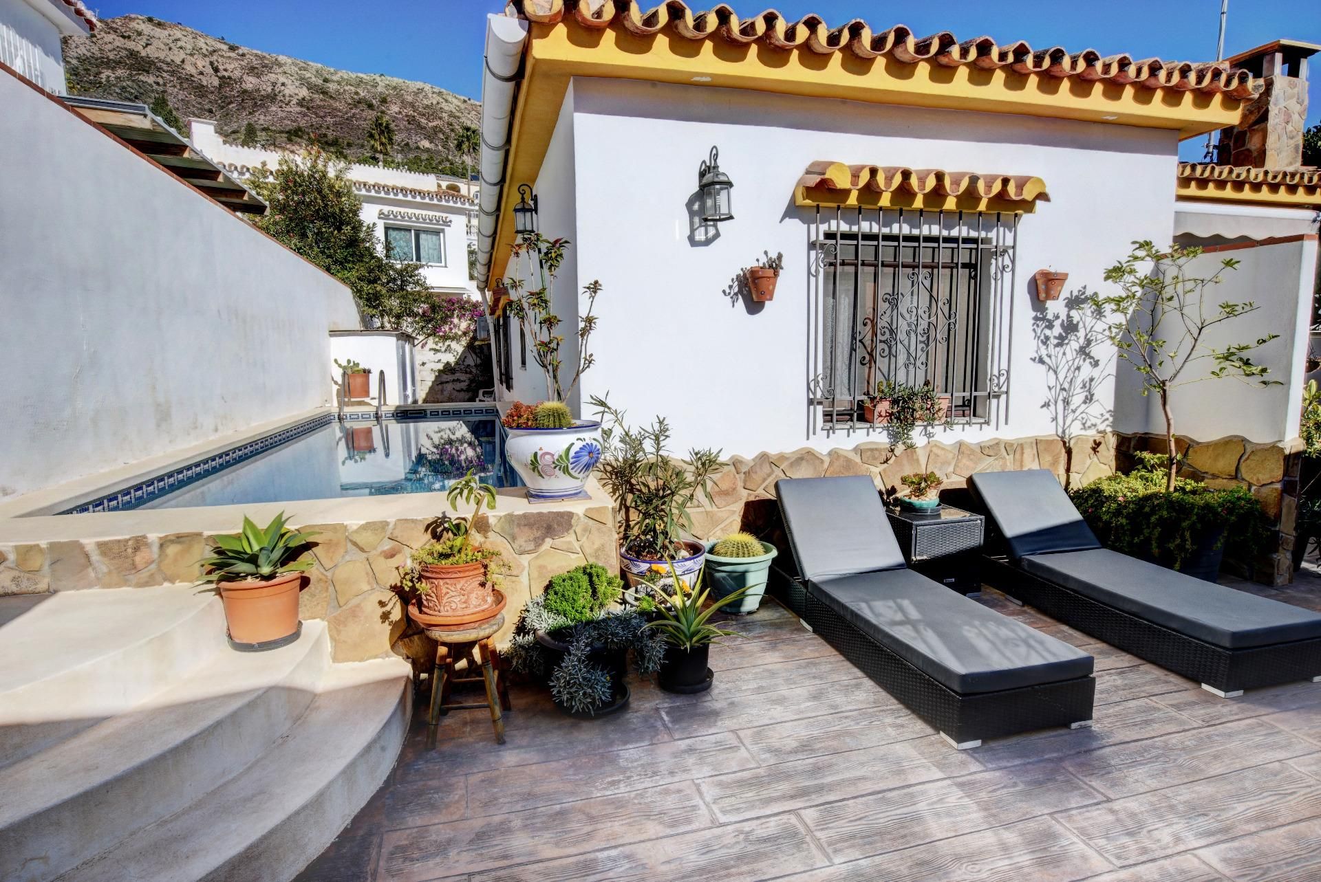 Terrace of House or chalet for sale in Benalmádena  with Air Conditioner, Terrace and Storage room