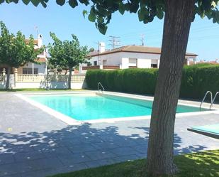 Swimming pool of Single-family semi-detached for sale in Torredembarra  with Air Conditioner, Terrace and Swimming Pool