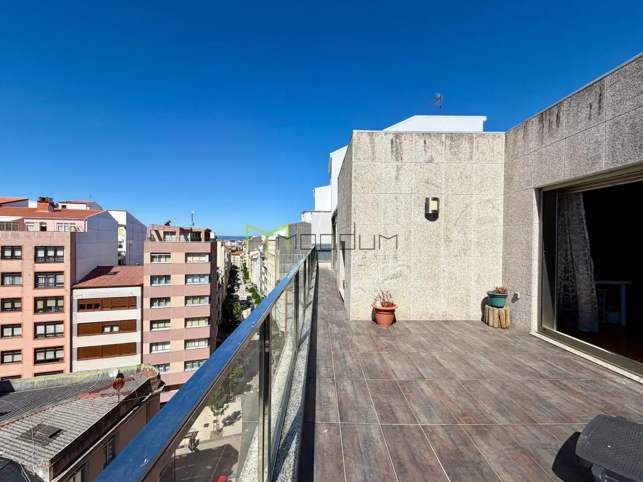 Terraza de Ático en venta en A Coruña Capital  con Calefacción, Terraza y Trastero