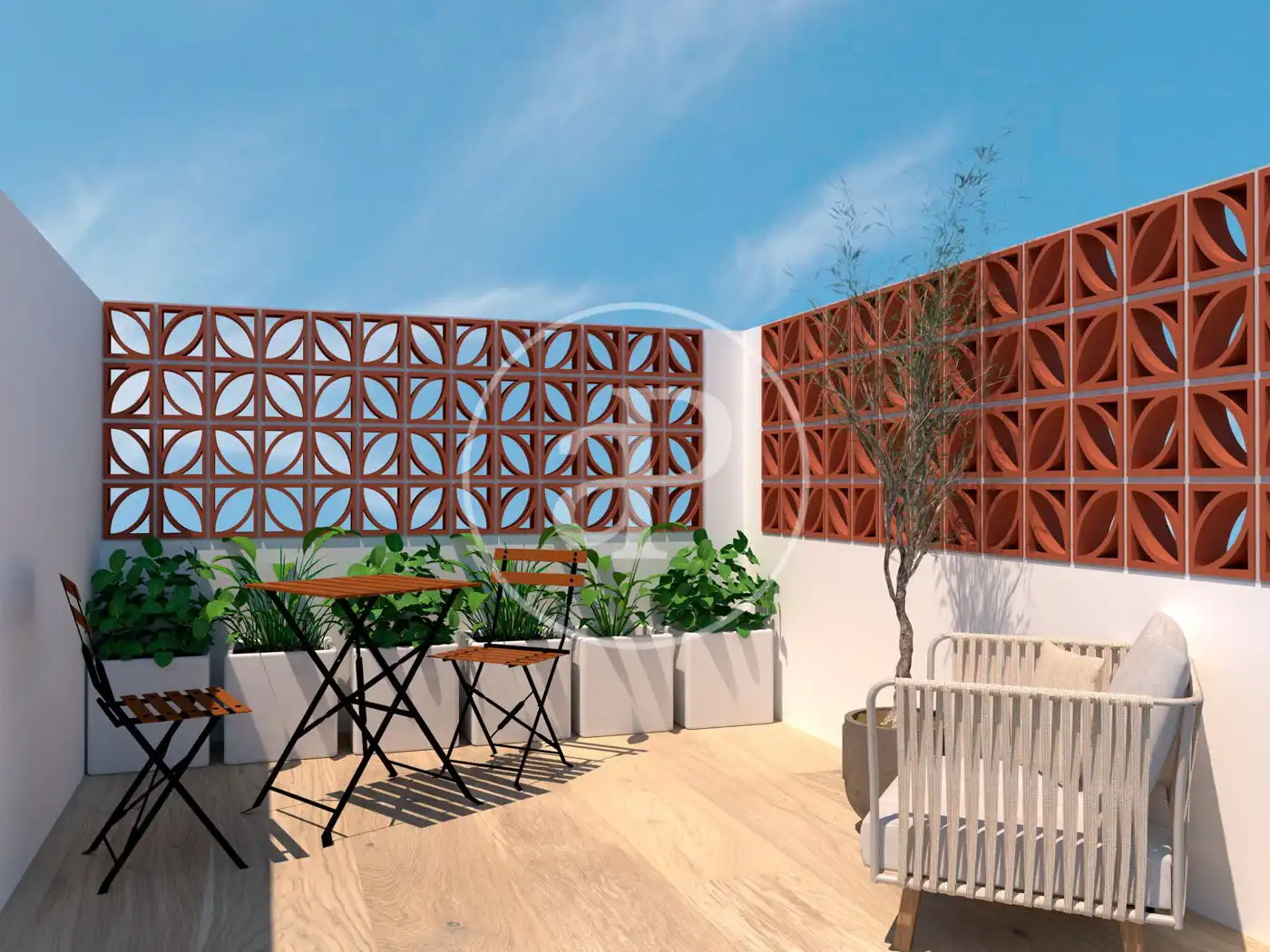 Terrasse von Wohnung zum Verkauf in Barcelona mit Heizung und Terrasse