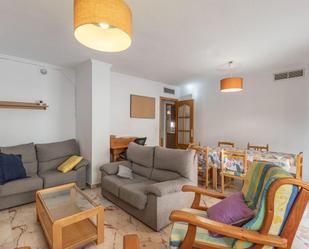 Living room of Flat for sale in  Granada Capital  with Terrace and Balcony