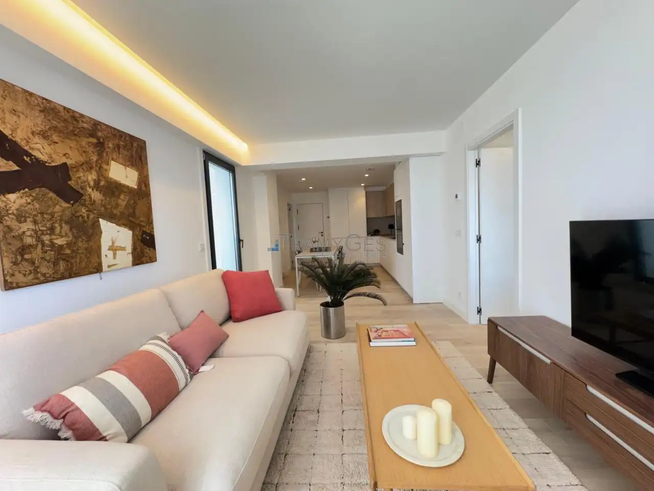 Sala de estar de Piso en venta en Vigo  con Calefacción y Terraza