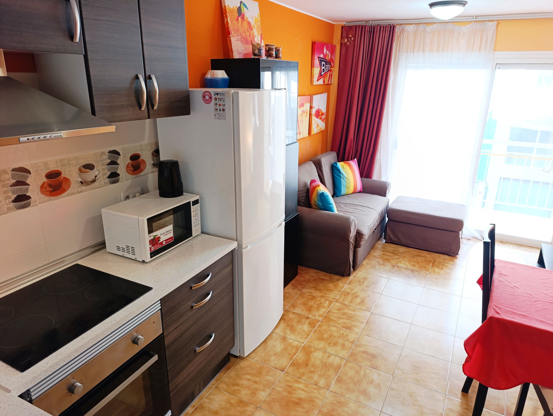 Küche von Wohnungen zum Verkauf in Pineda de Mar mit Terrasse, Möbliert und Ofen