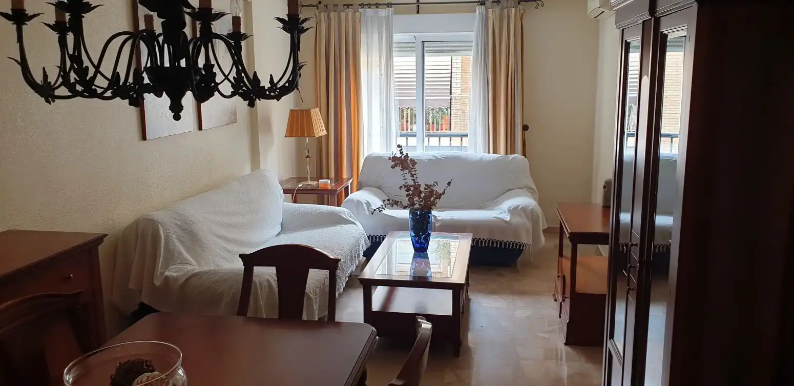 Living room of Flat for sale in Elche / Elx  with Heating and Furnished