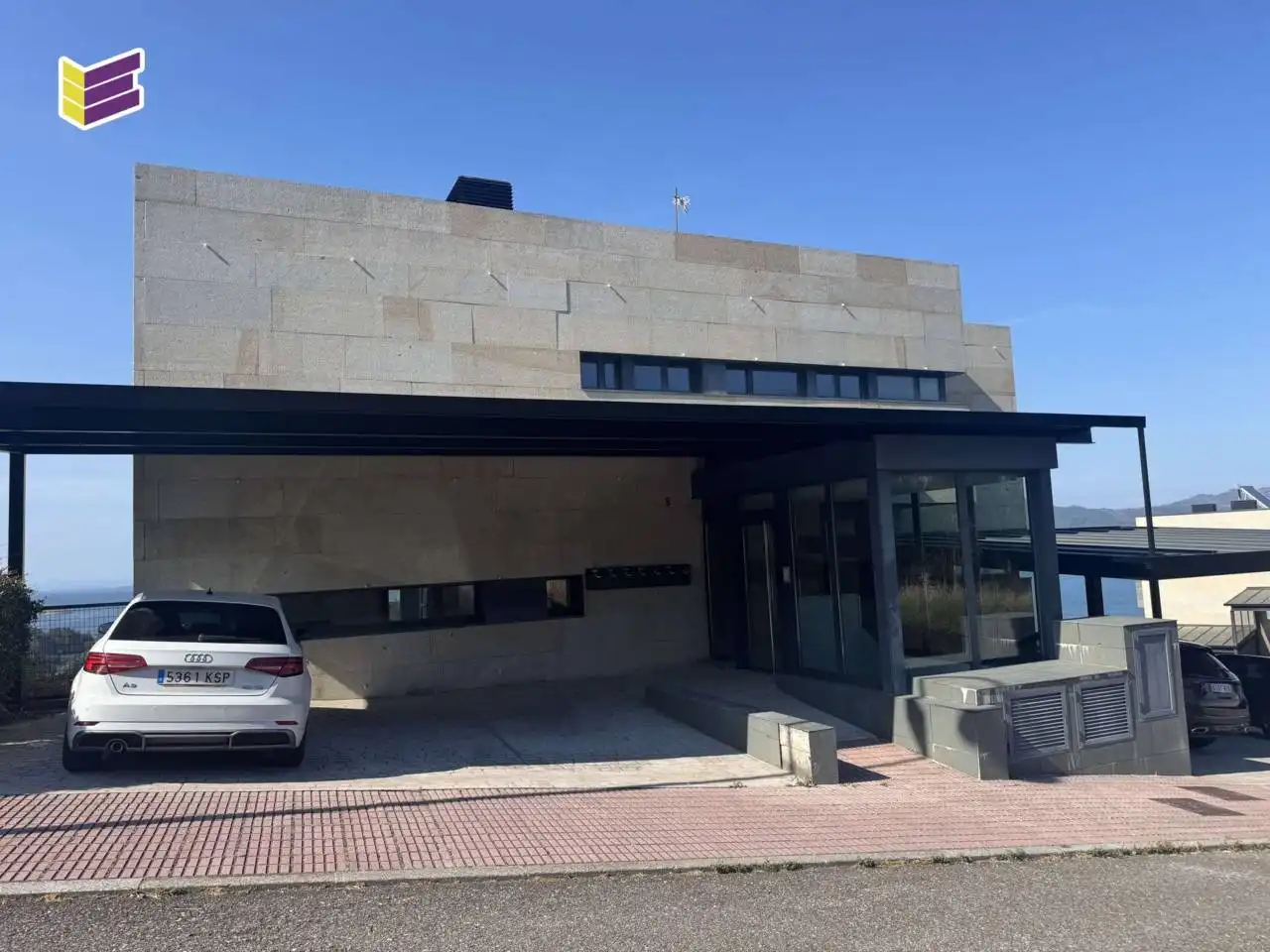Vista exterior de Pis en venda en Baiona amb Terrassa, Traster i Balcó
