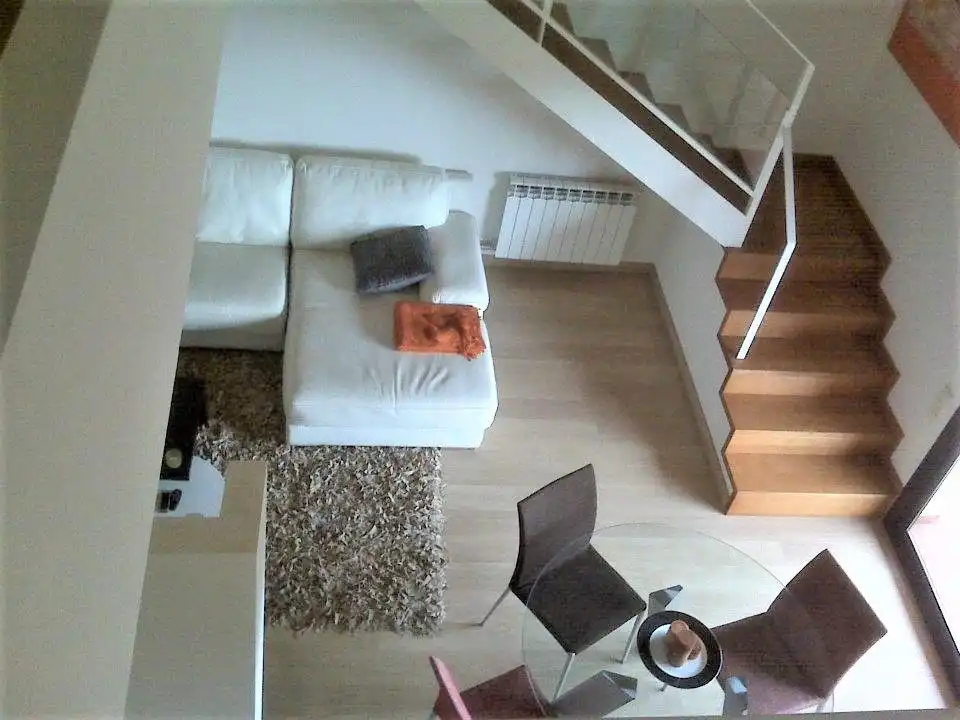 Wohnzimmer von Dachboden zum Verkauf in Les Borges Blanques mit Klimaanlage und Balkon