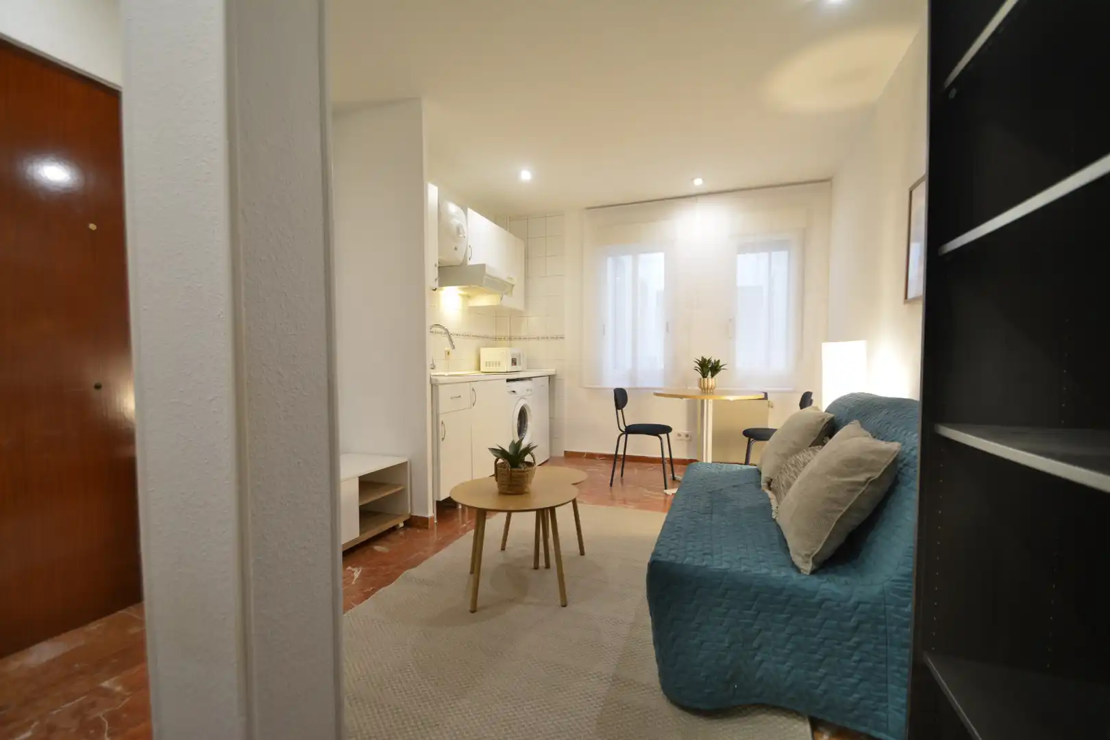 Wohnzimmer von Wohnung zur Miete in Madrid mit Heizung und Möbliert