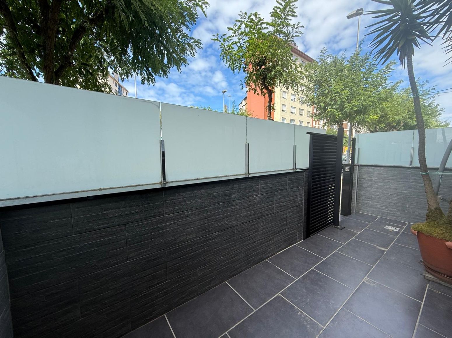 Terrace of Flat for sale in Avilés  with Heating, Terrace and Furnished