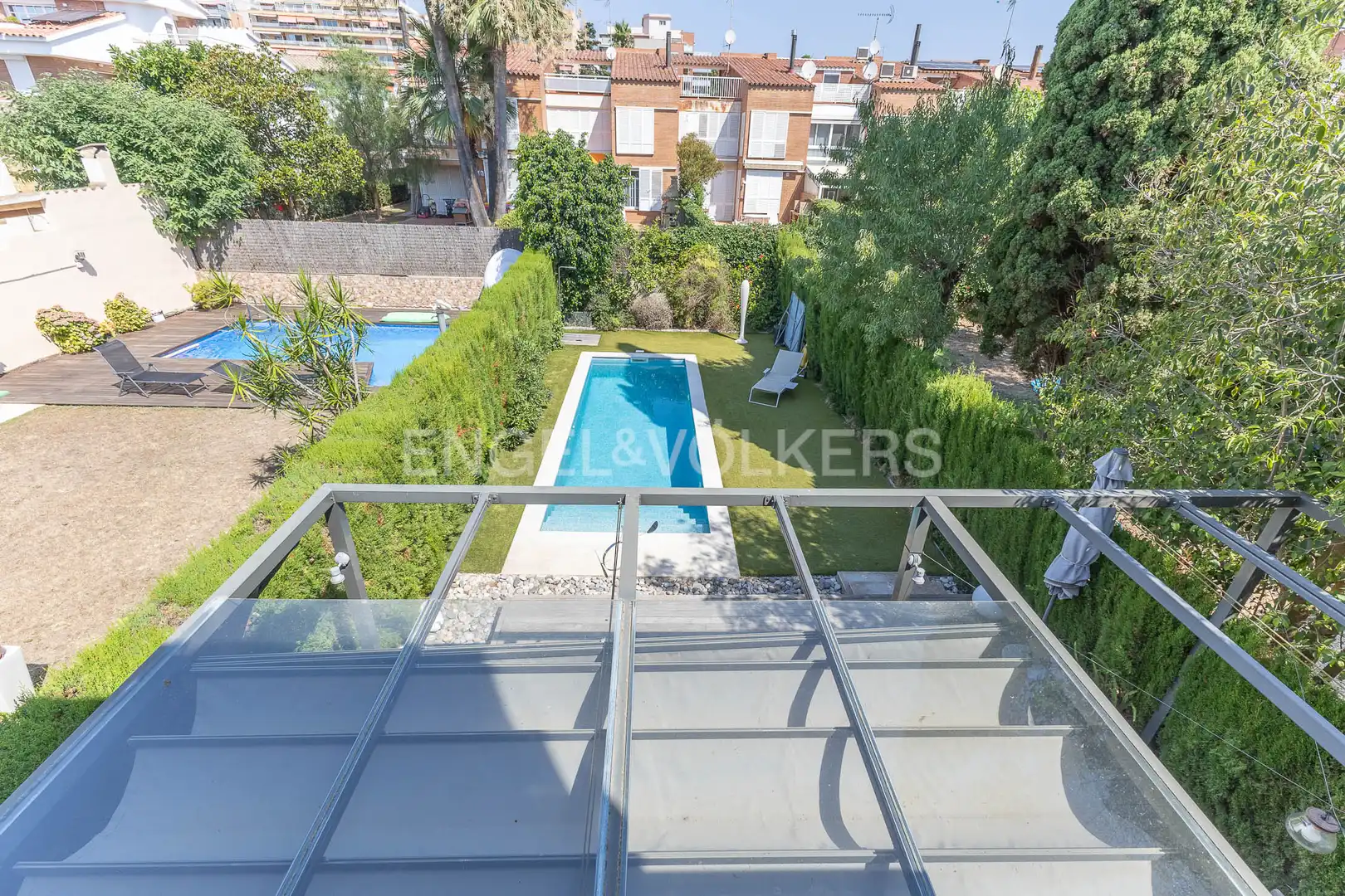 Piscina de Casa o chalet en venta en Premià de Mar con Aire acondicionado, Calefacción y Jardín privado