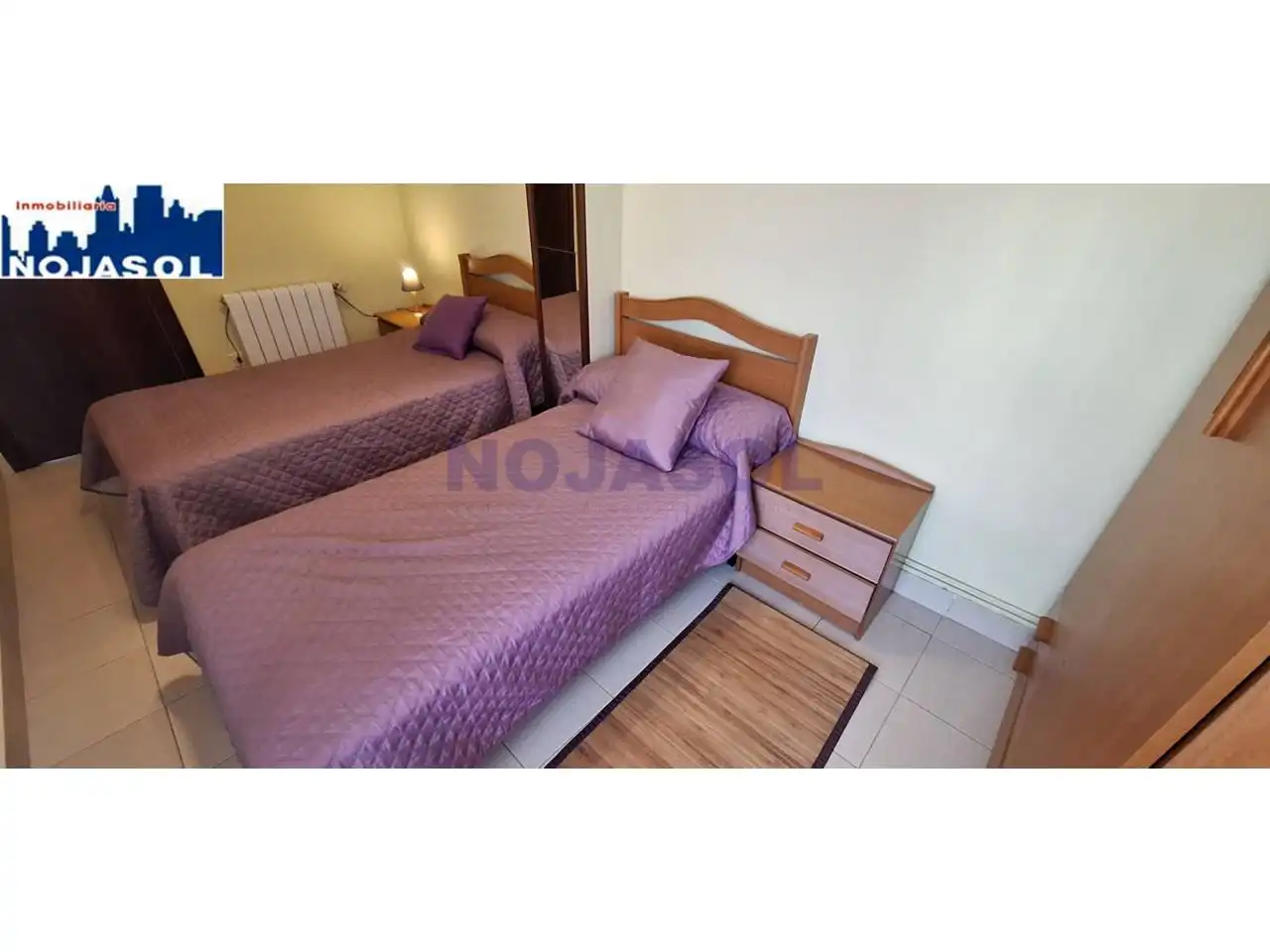 Schlafzimmer von Maisonette zur Miete in Noja mit Heizung, Terrasse und Möbliert
