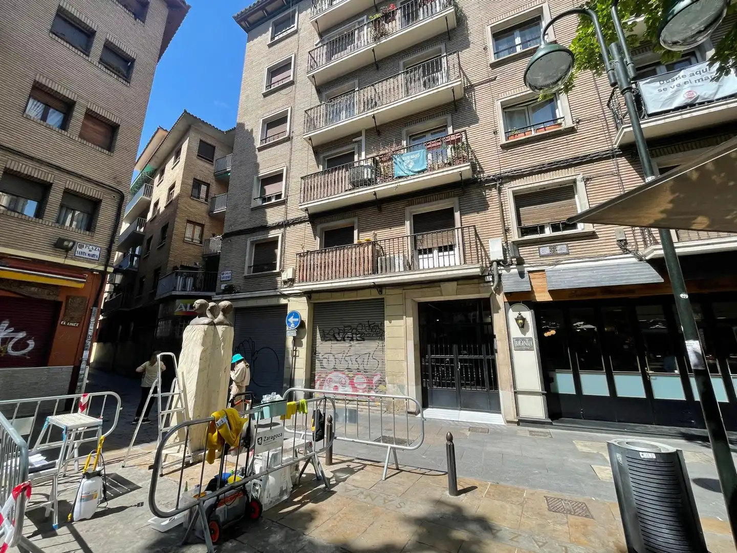 Exterior view of Flat for sale in Zaragoza  with Heating and Balcony