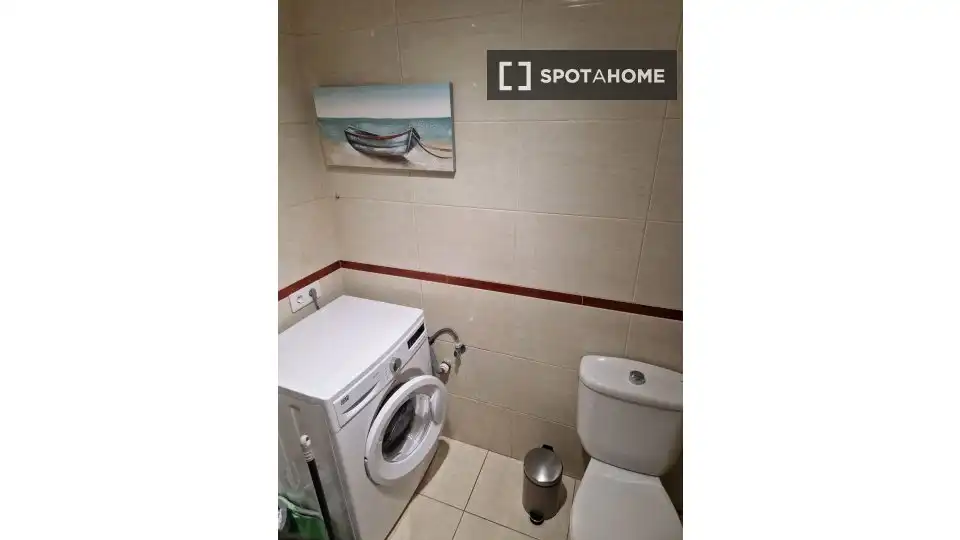 Baño de Apartamento para compartir en San Cristóbal de la Laguna con Aire acondicionado, Terraza y Amueblado