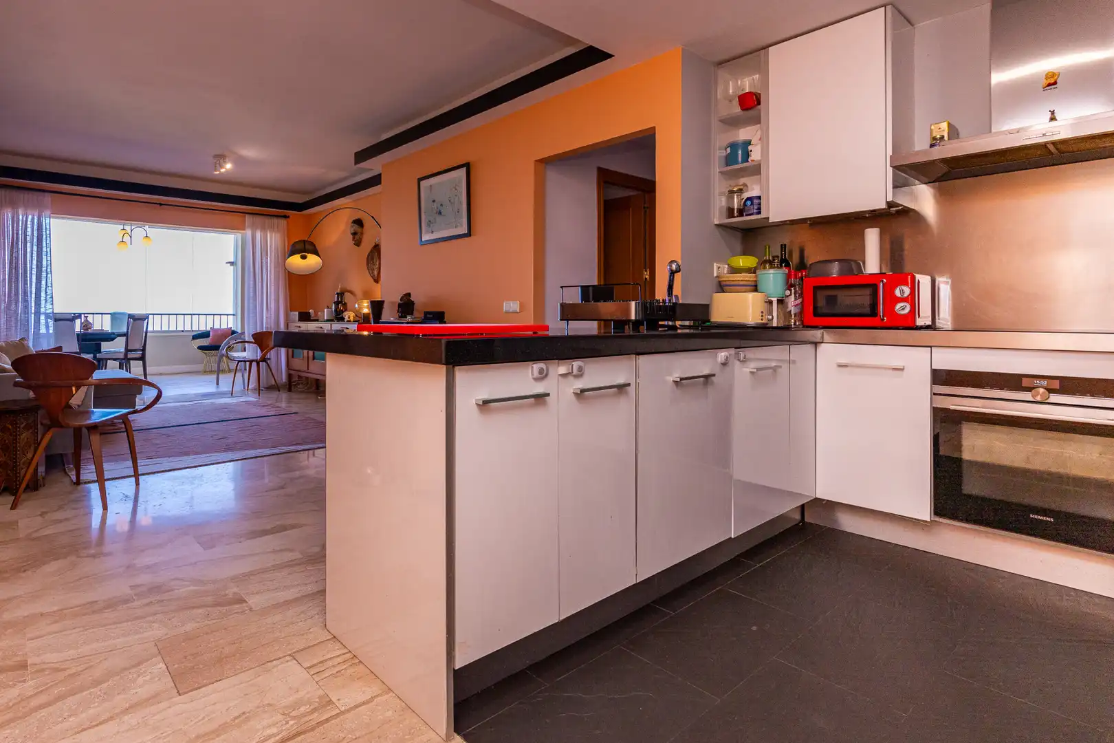 Cocina de Apartamento en venta en Mijas con Aire acondicionado, Terraza y Piscina