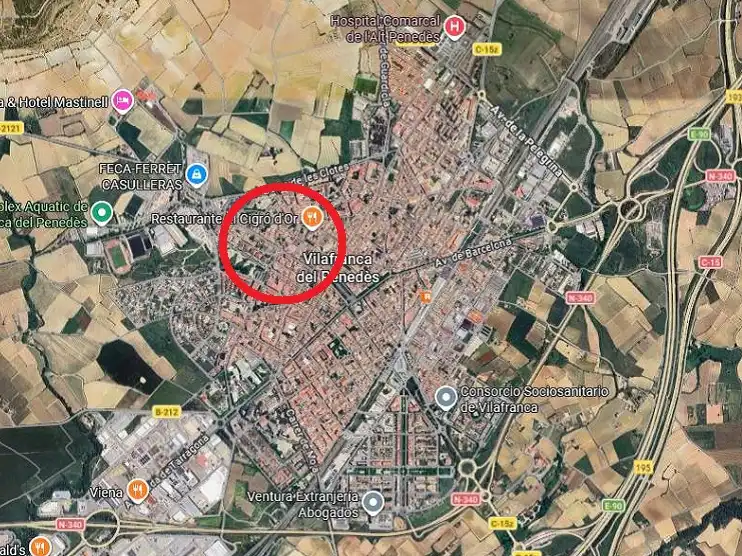 Vista exterior de Residencial en venta en Vilafranca del Penedès
