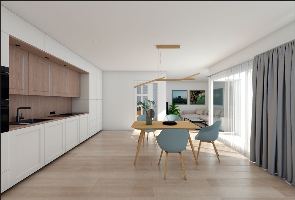 Dining room of Planta baja for sale in Argentona  with Air Conditioner and Oven
